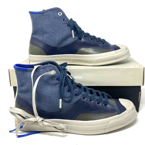 Converse Jack Purcell Signature High Canvas Grey M - Picture 2 of 7